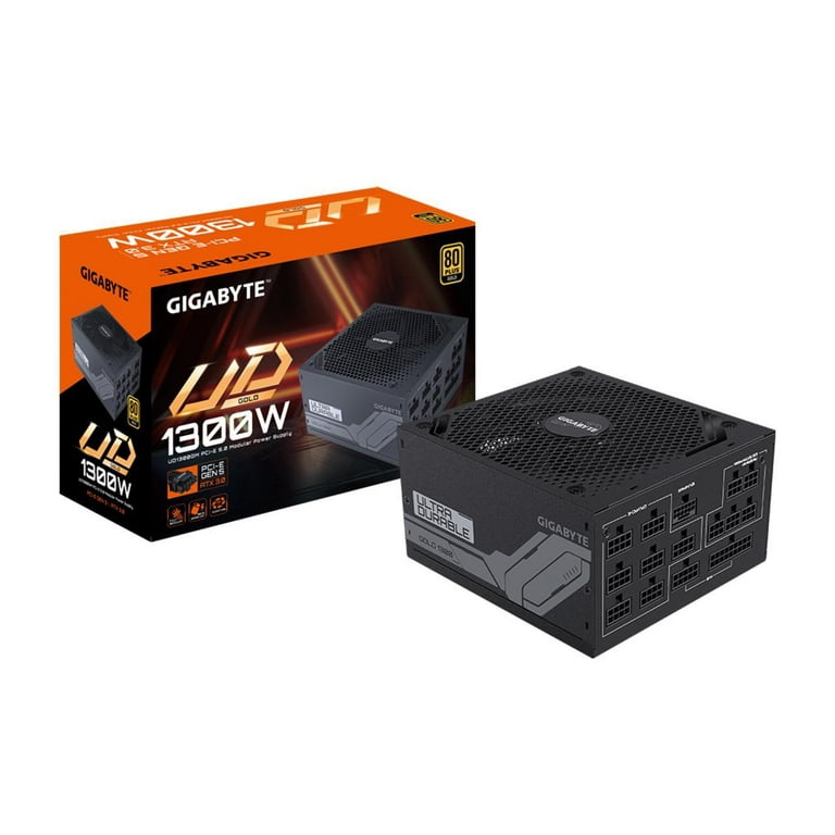 GIGABYTE GP-UD1300GM PG5 1300W 80 Plus Gold Certified Fully Modular Power  Supply