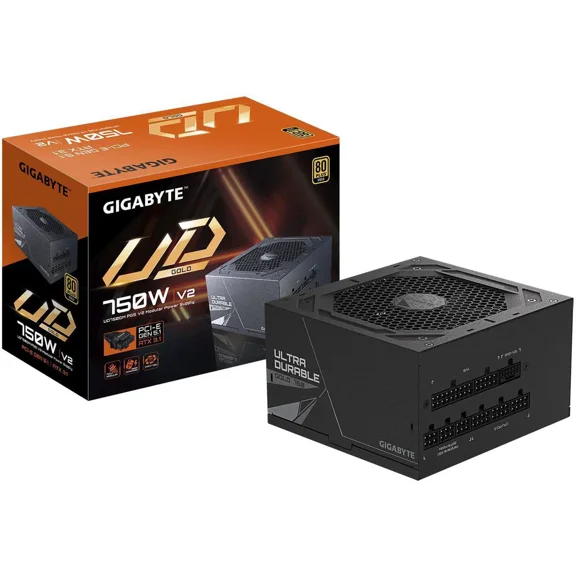 GIGABYTE GP-UD750GM PG5 V2 750 W 80 PLUS GOLD Certified Active PFC Power Supply
