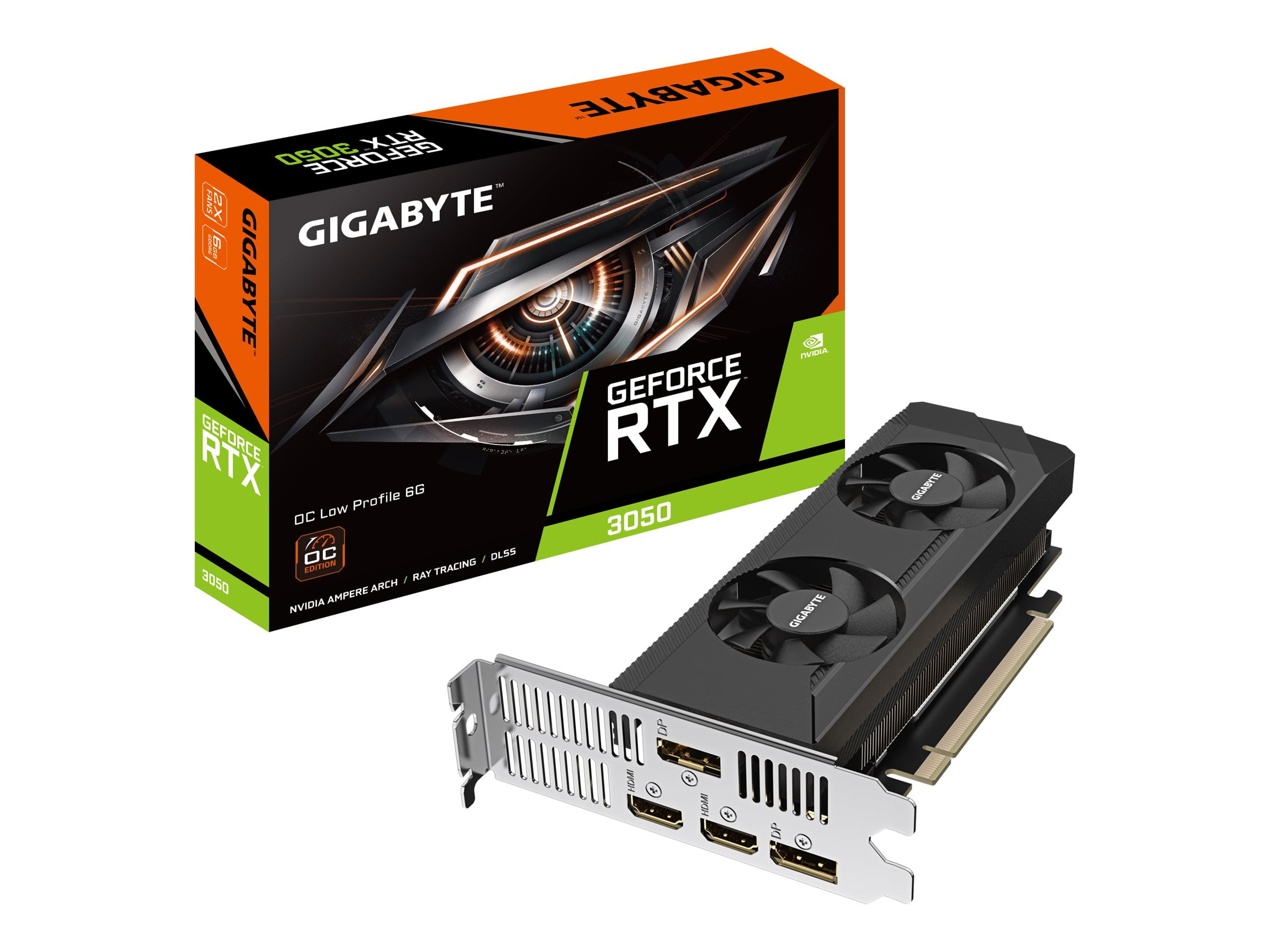 小林マルチーズパパ専用 RTX 3050 6G GIGABYTE GeForce RTX 3050 OC 6G Gaming GPU, Low Profile, 2x
