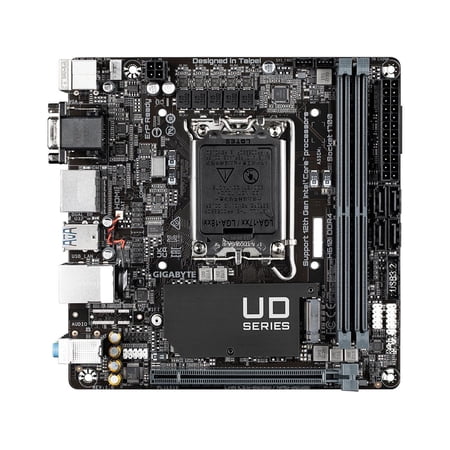 GIGABYTE H610I DDR4 Intel H610 LGA 1700 Mini-ITX Motherboard with DDR4, Single M.2, PCIe 4.0, USB 3.2 Gen1, Intel GbE LAN Chip