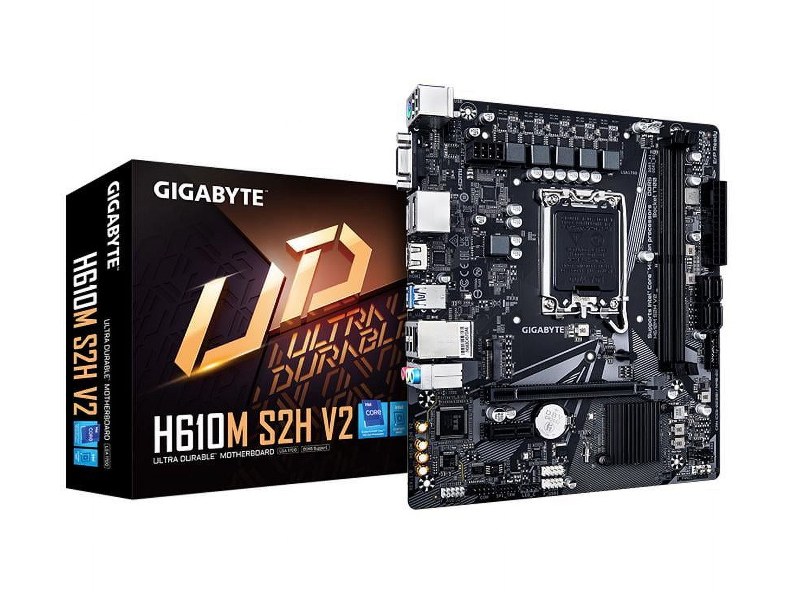 GIGABYTE H610MS2HV2 H610M S2H V2 Micro ATX Motherboard
