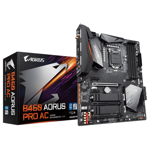 GIGABYTE Intel B460 AORUS Motherboard with Direct 8+2 Phase Digital VRM Design