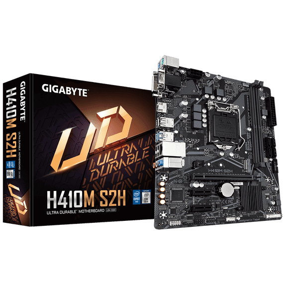 GIGABYTE Intel H410 Ultra Durable Motherboard with Gigabyte 8118 Gaming LAN