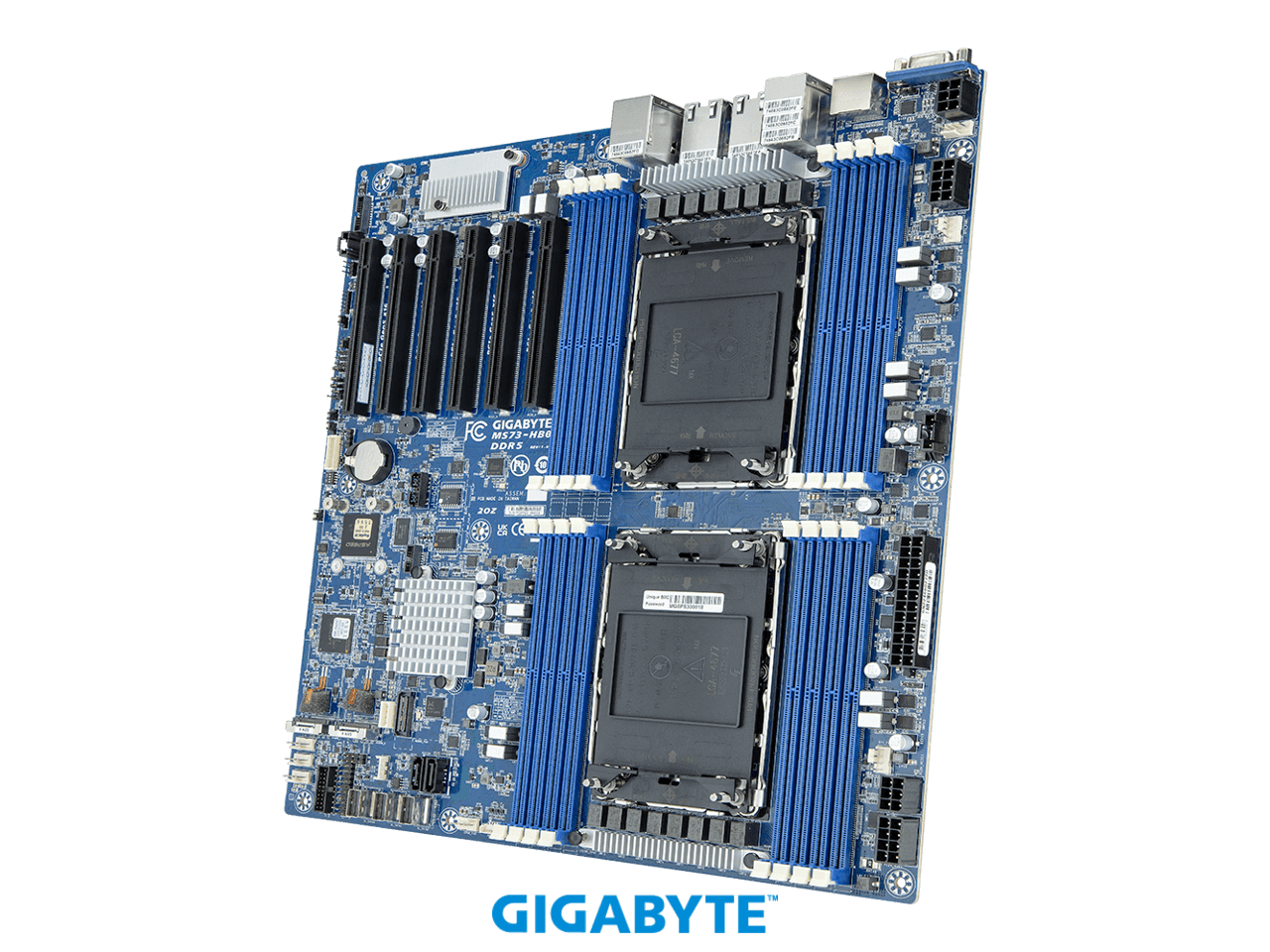 GIGABYTE MS73 HB0 Extended ATX Server Motherboard 4th Gen. Intel Xeon Scalable Processors Dual processor LGA 4677 Intel C741 Chipset. Walmart