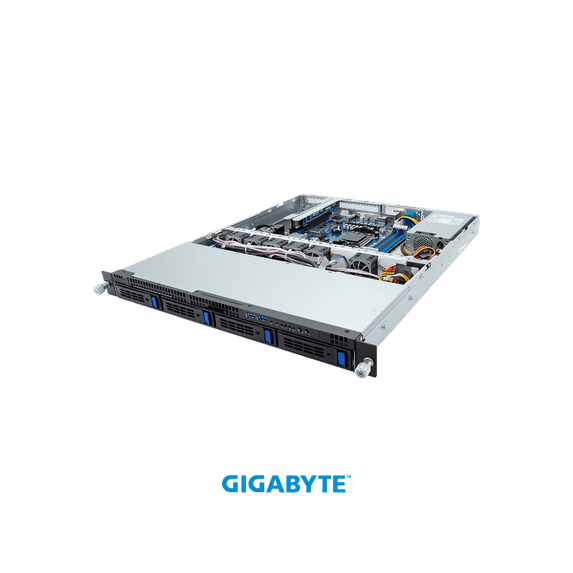 GIGABYTE R123-C00 (rev. AA01) Rack Server - AMD EPYC™ 4005/4004 & Ryzen™ 9000/7000 - 1U UP 4-Bay SATA