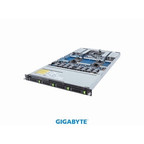 GIGABYTE R183-S95-AAV1 Rack Server - 5th/4th Gen Intel Xeon Scalable - 1U DP 4-Bay Gen5 NVMe/SATA/SAS-4 Titanium