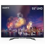Gigabyte S55U 55" 120Hz 4K UHD Gaming Monitor, VA, 3840x2160 Display, 2ms Response Time (GTG), 2X HDMI 2.1 (48G, eARC), 2X HDMI 2.0, 2X USB 3.2 Gen 1 (S55U-SA),Black