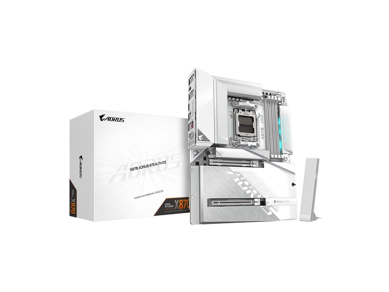 GIGABYTE X870 AORUS STEALTH ICE AM5 ATX Motherboard
