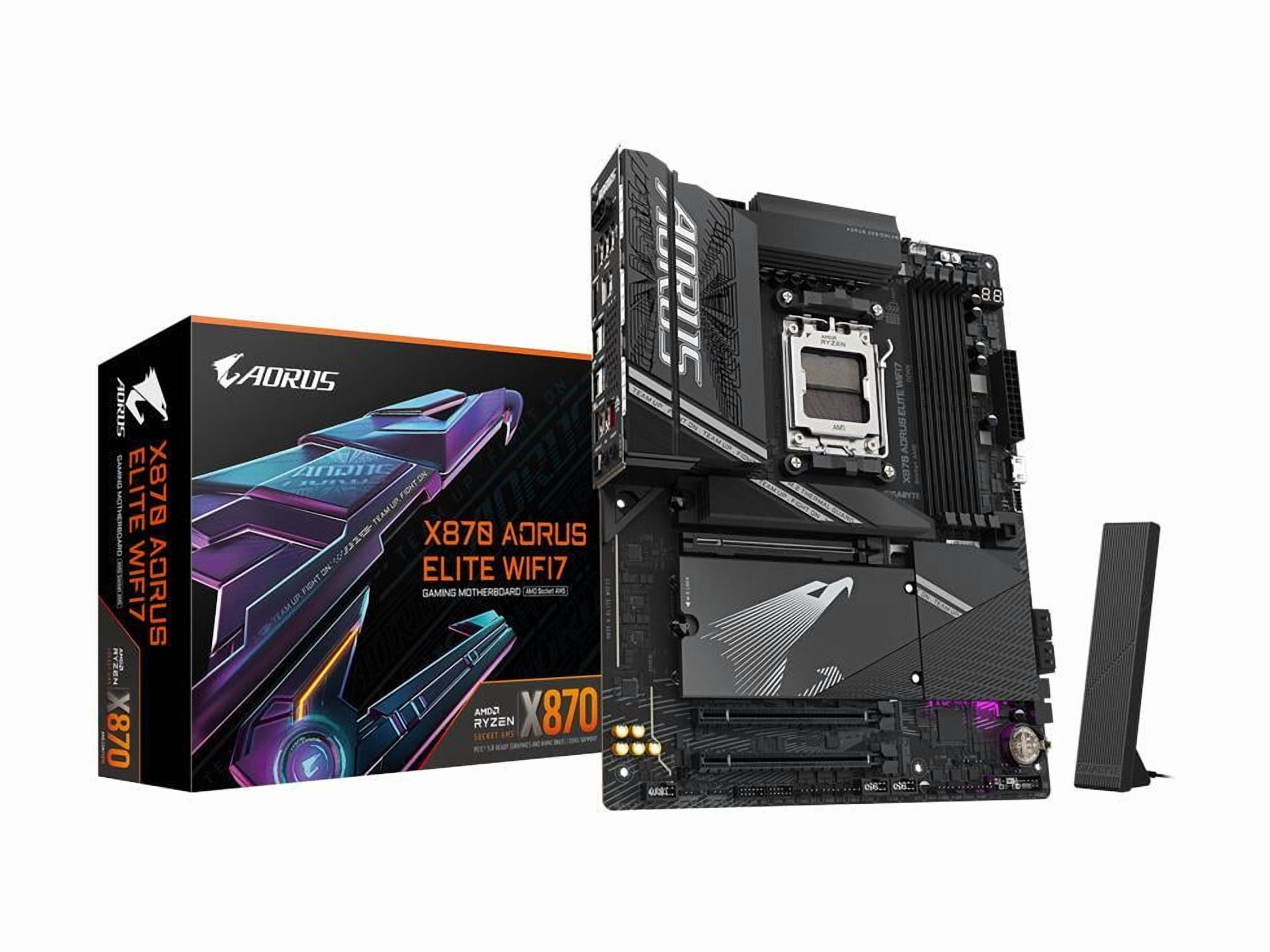 Aorus X870 ELITE WIFI7 Gaming Desktop Motherboard - AMD X870 Chipset - Socket AM5 - ATX (x870aoruselitewifi7)