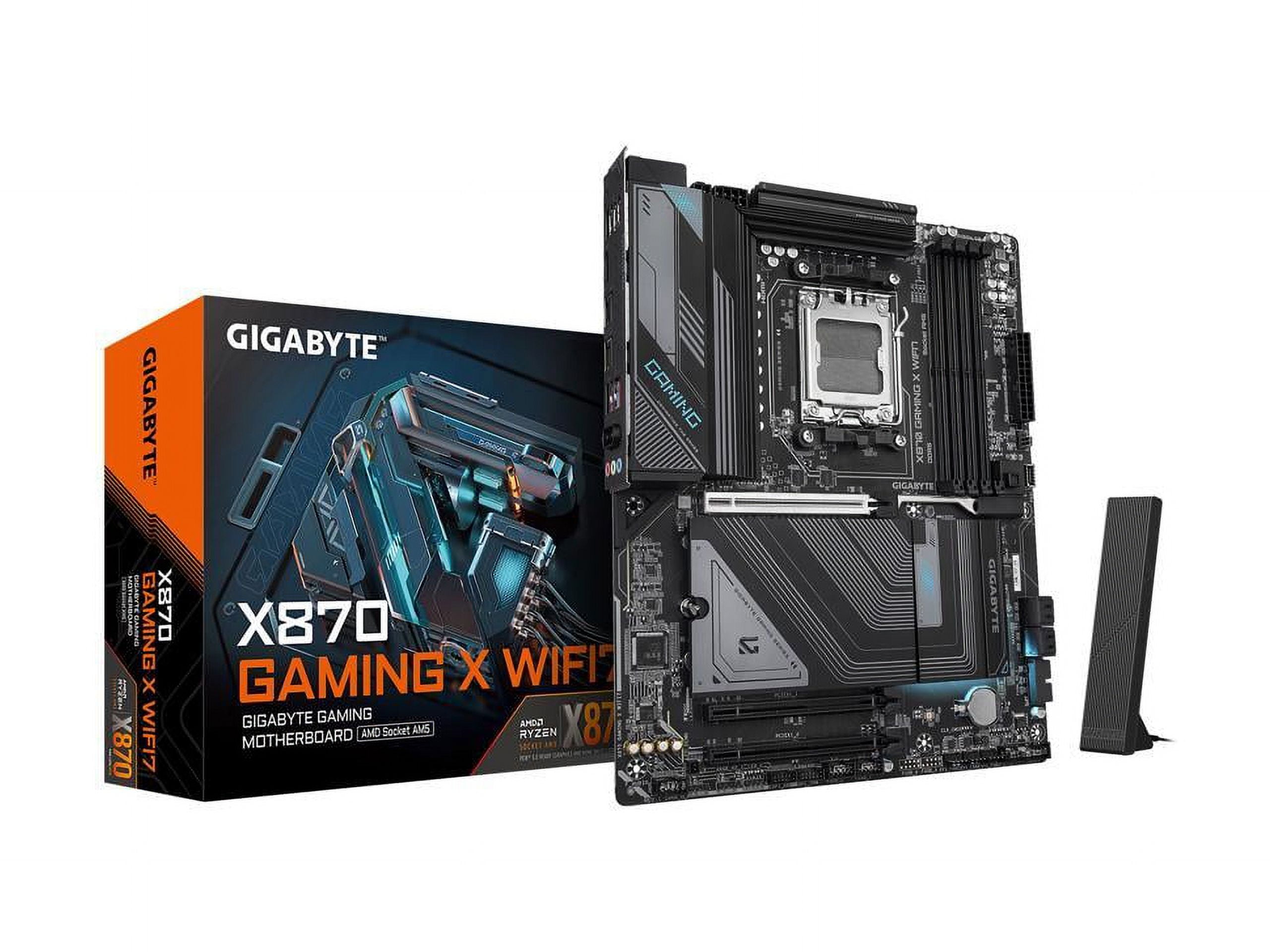 Gigabyte X870 GAMING X WIFI7 Gaming Desktop Motherboard - AMD X870 Chipset - Socket AM5 - ATX (x870gamingxwifi7)