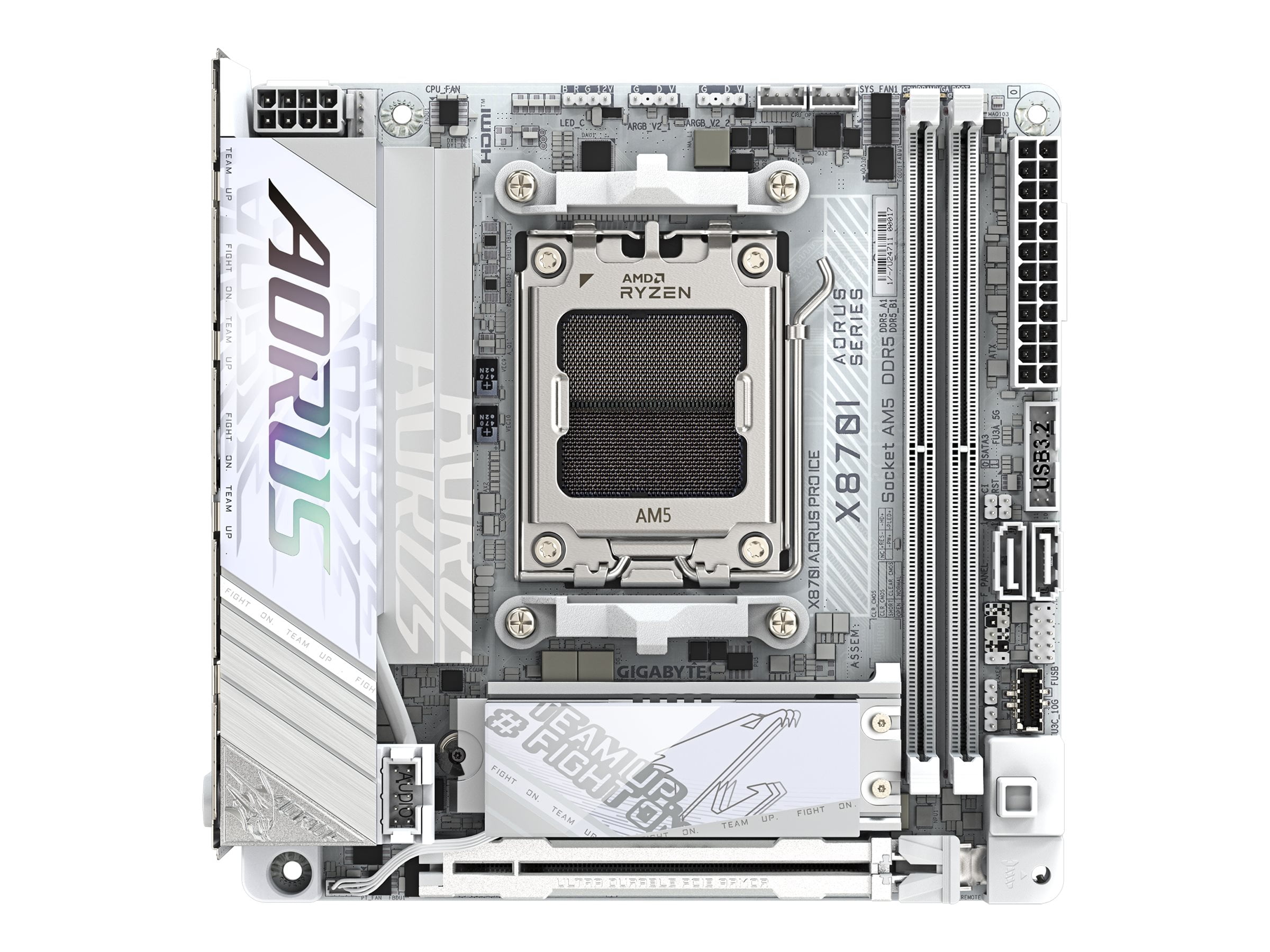 【Socket AM5】X870I AORUS PRO ICE マザーボード AORUS X870I PRO ICE - Motherboard - mini ITX - Socket AM5