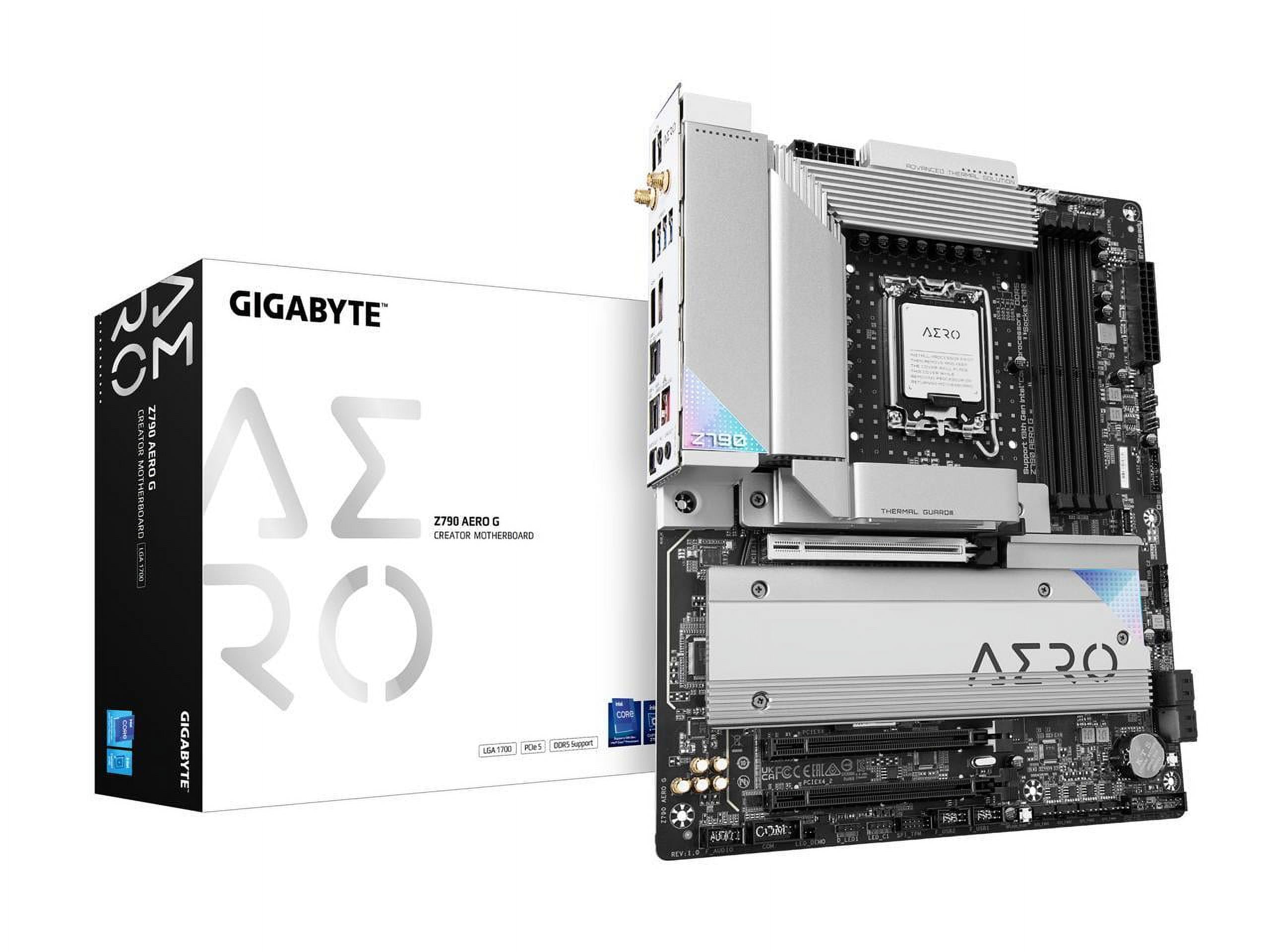GIGABYTE　Z790 AERO G LGA1700 ATX GIGABYTE Z790 AERO G LGA 1700 Intel Z790 ATX Motherboard with DDR5