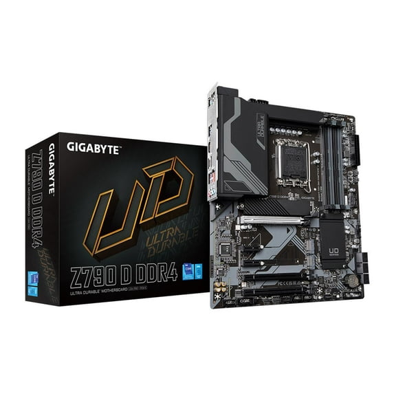 GIGABYTE Z790 D DDR4 LGA 1700 Intel Z790 ATX Motherboard with DDR4, Triple M.2, PCIe 5.0, USB 3.2 Gen2X2 Type-C, 2.5GbE LAN, PCIe EZ-Latch, Multi-Key