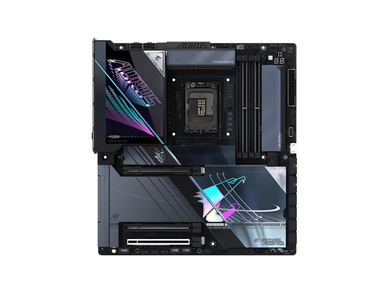 Aorus Ultra Durable Z890 AORUS MASTER AI TOP Gaming Desktop Motherboard - Intel Z890 Chipset - Socket LGA-1851 - Extended ATX (z890aorusmasteraitop)