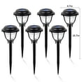 thumbnail image 1 of FKHouse Classic Solar Outdoor Garden Pathway LED Lights, 6 Pack, 1 of 9