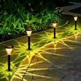 thumbnail image 1 of GIGALUMI 8 Pack Waterproof Outdoor Solar Pathway Lights for Garden and Landscape, 1 of 7