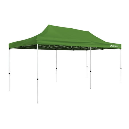 GIGATENT POP UP CANOPY 20 X 10 Powder Coated Steel Frame