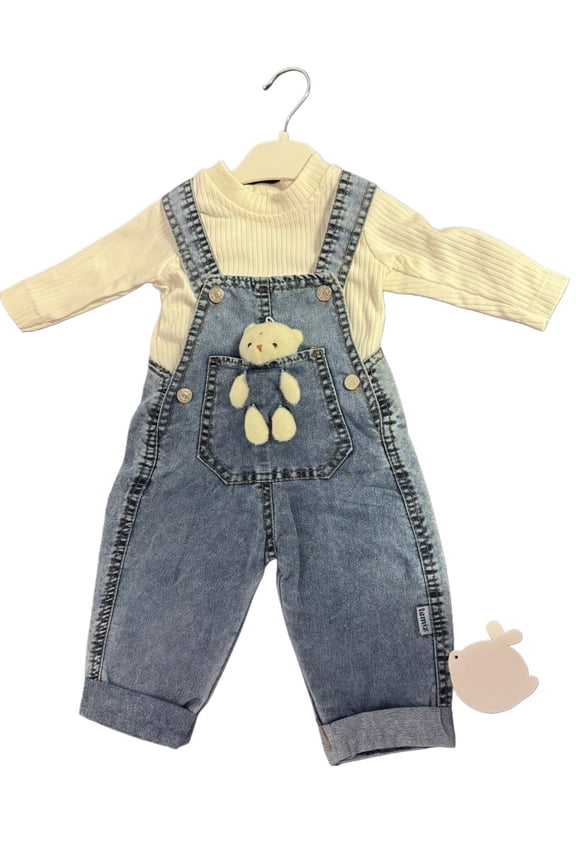 Toddler Baby Girls Boys Rompers Jumpsuit Denim Suspender Jeans Overalls Jean Overall Summer For Baby Girl Boys Rompers Jumpsuit With Cute 3D Baby Kid Clothes Summer Outfits