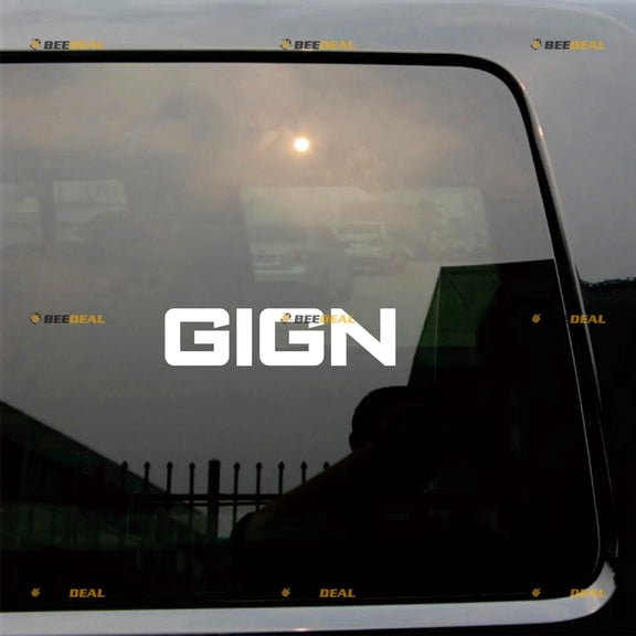 GIGN French National Gendarmerie Sticker Decal Vinyl - 2 Pack White 4" - For Car Boat Laptop Cup No Background Die-cut