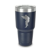 GIGN Operator Tumbler 30 oz - Laser Engraved w/ Clear Lid - Stainless Steel - Vacuum Insulated - Double Walled - Travel Mug - seals gsg-9 socom special forces operations spec ops - Navy