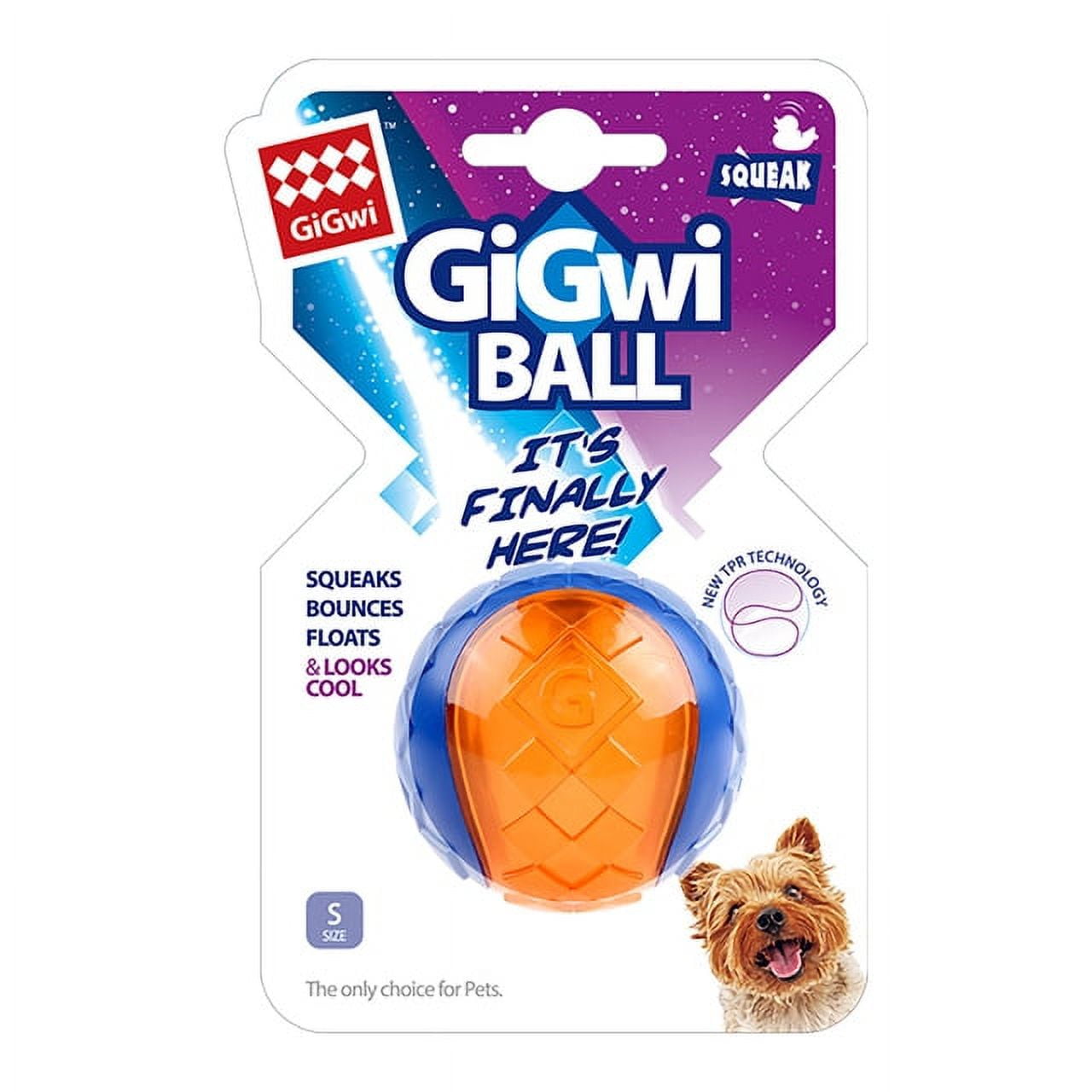 Gigwi gigwi dog toys for aggressive chewers, interactive treat dispensing dog  toys to chase and chew, durable and natural rubber do