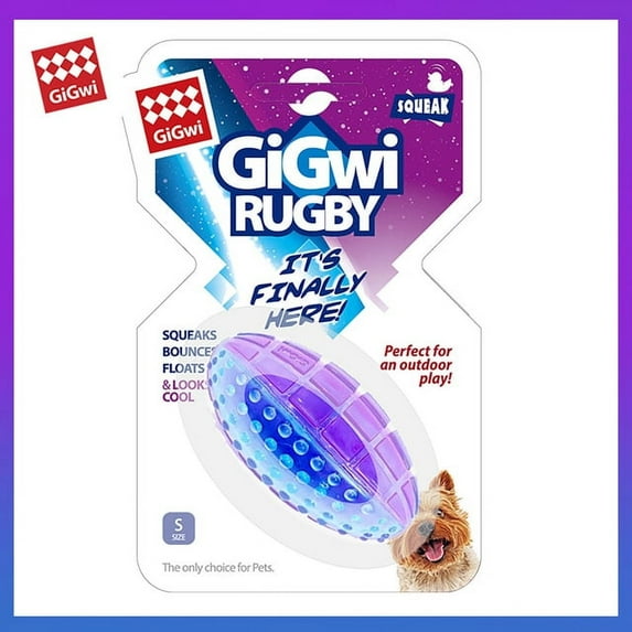 GIGWI Pet Toys G-Ball Toys S / M / L Series Transparent Interactive Dog Ball Toy for Dogs Bite Resistance Elasticity Dog Toy