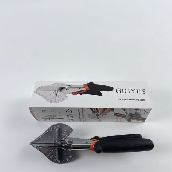 GIGYES Hand-operated cutting tools,Miter Shears, Multifunctional Trunking Shears for Angular Cutting of Moulding and Trim, Adjustable at 45 to 135 Degree