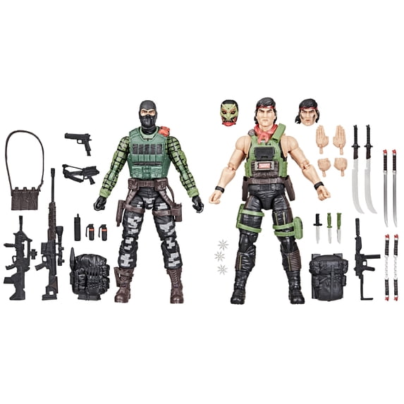 G.I. Joe Classified Series #164, Night Force Beach Head & Quick Kick, 6” Action Figures