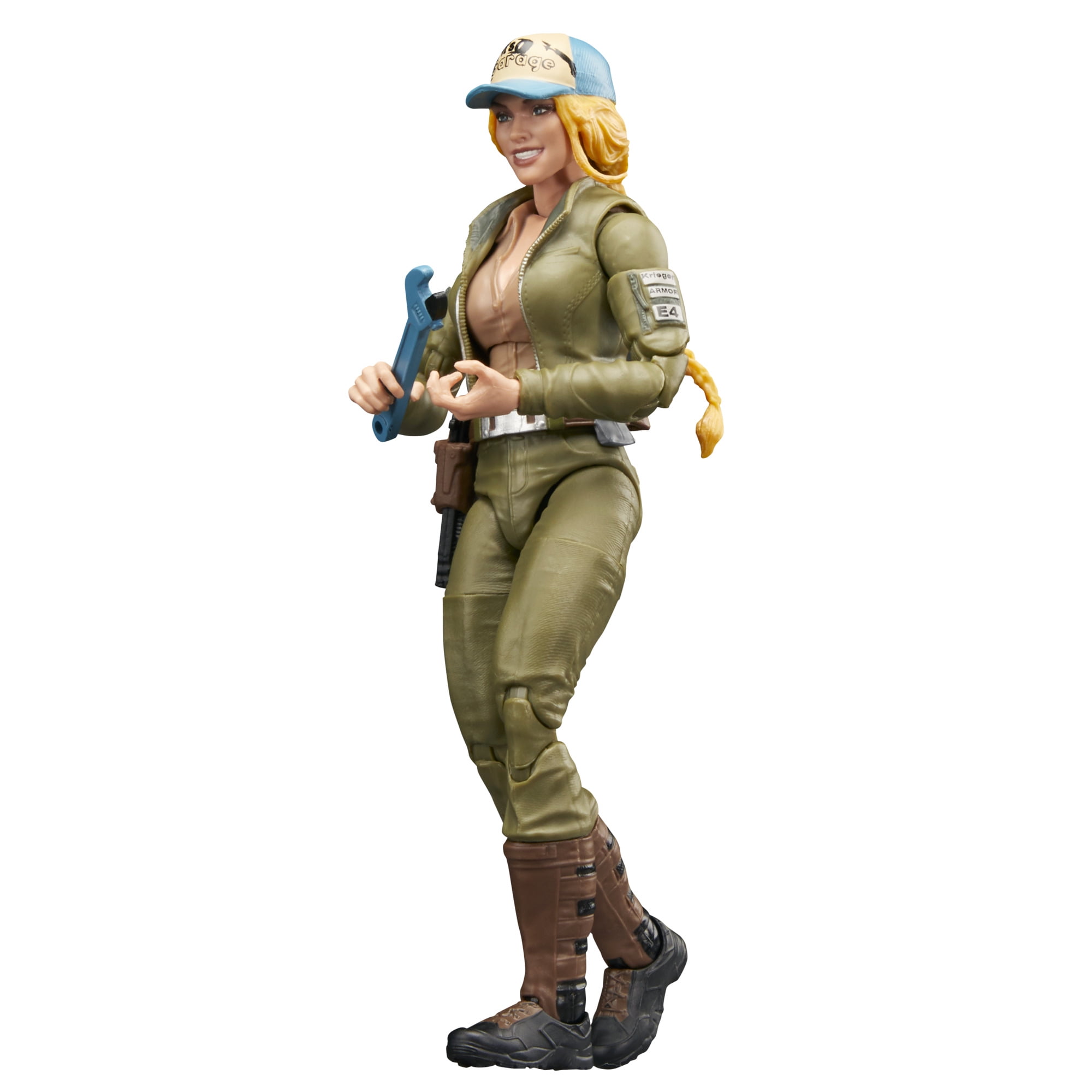 G.I. Joe Classified Series Retro Cardback Courtney Cover Girl Krieger, Collectible 6 Inch Action Figure with 9 Accessories