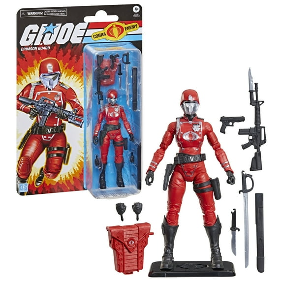 G.I. Joe Classified Series Retro Cardback, Crimson Guard, 6” Action Figure