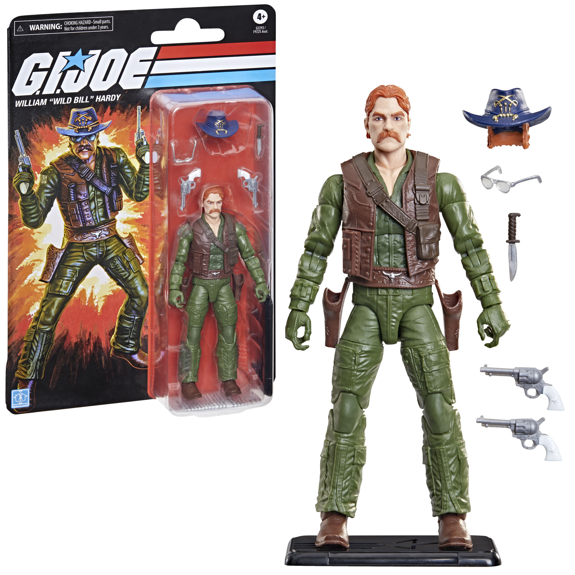 G.I. Joe Classified Series Retro Cardback William "Wild Bill" Hardy, 6 Inch Action Figure