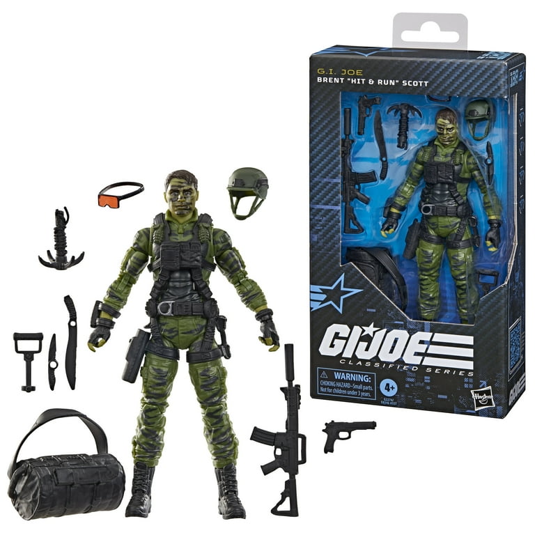G.I. Joe Classified Series 188, Brent “Hit & Run” Scott, 6” Action