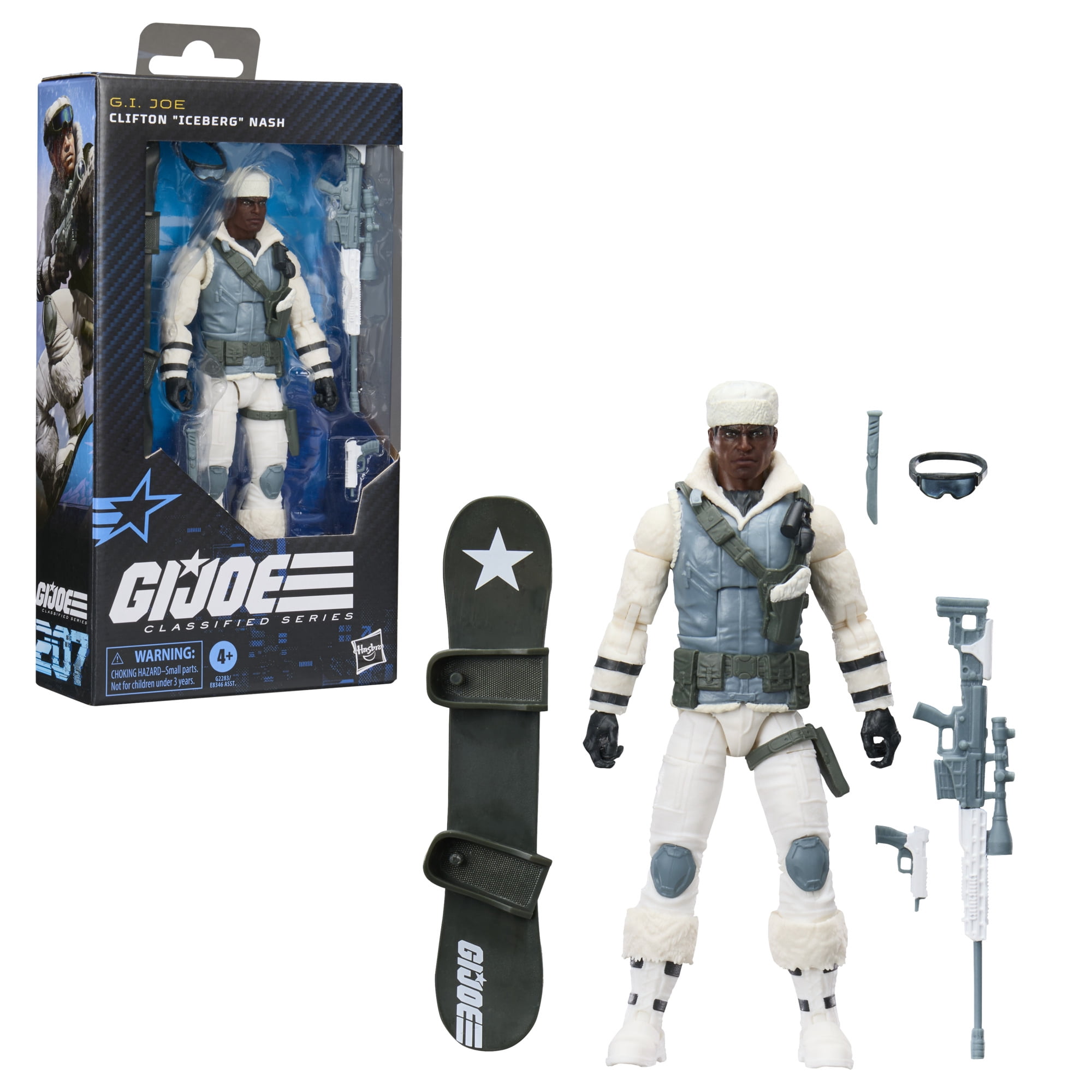 G.I. Joe Classified Series 207, Clifton "Iceberg" Nash, 6 Inch Action Figure