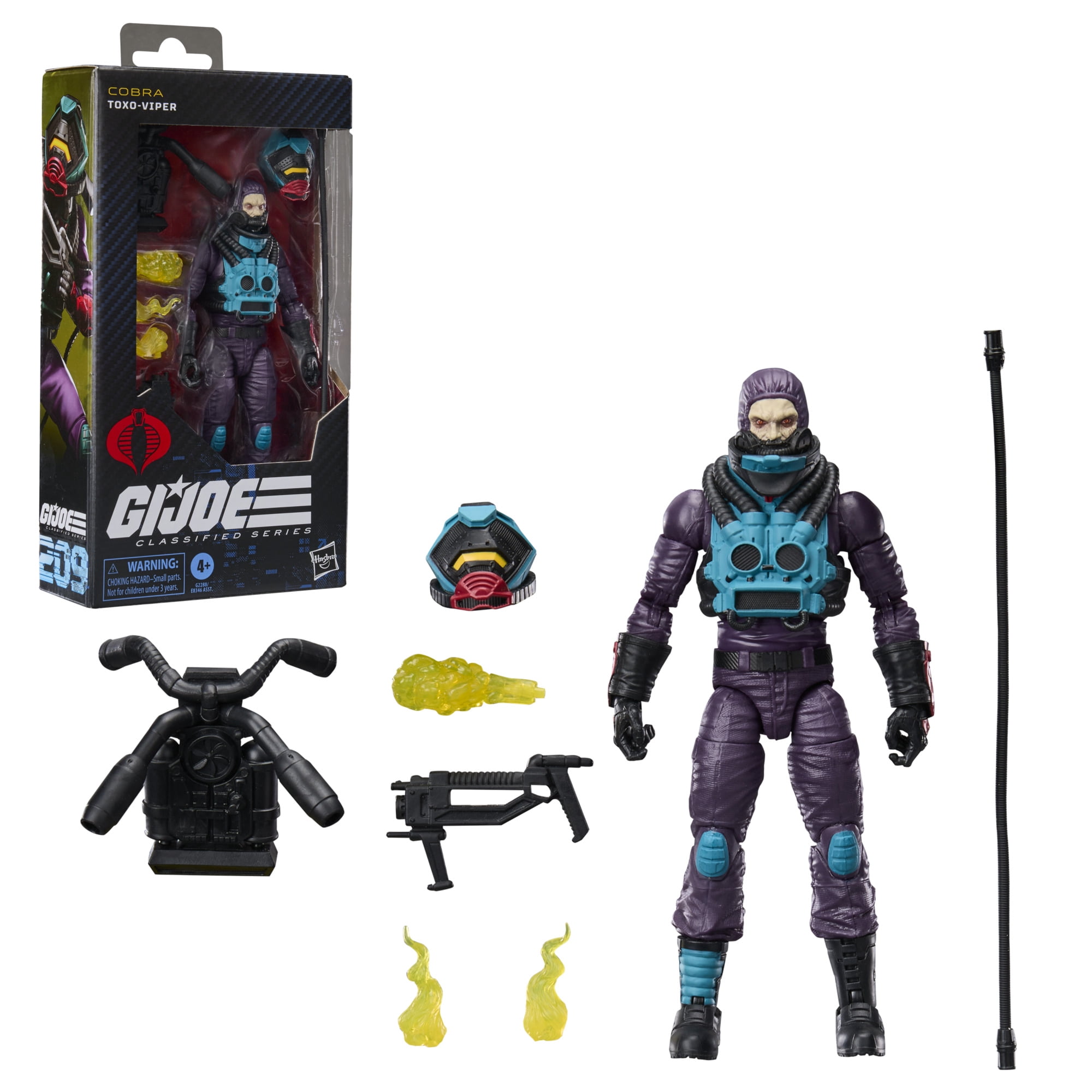 G.I. Joe Classified Series 209, Toxo-Viper, 6 Inch Action Figure