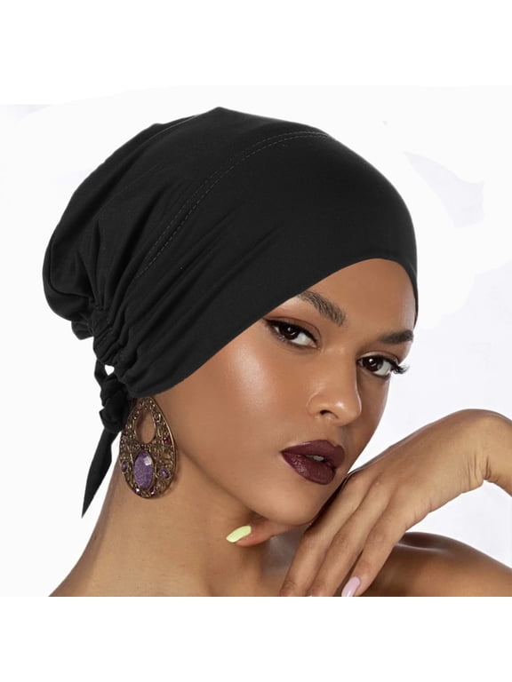 Under $5 Chemo Hats for Women Sales 2026 Cancer Head Hat Cap Ethnic Bohemian Floral Hair Cover Wrap Turban Headwear Turban Cap
