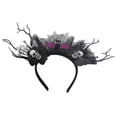 thumbnail image 1 of GIJNRIUIUA Under $5 Cute Headbands for Women Sales 2026 Halloween Headband Black Flower Hair Hairband Headpiece Headwear for Women Girl Decor, 1 of 2