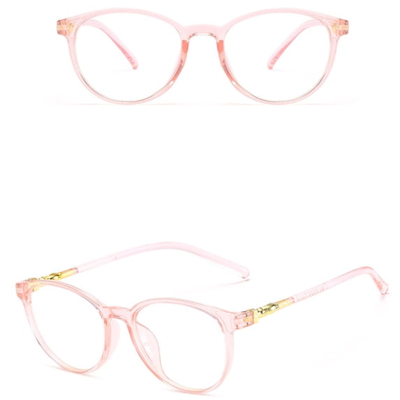 GIJNRIUIUA Under $5 Glasses, Eye Glasses, Blue Light Readers, Computer Readers, Lightweight Reader Eyeglasses Pink Frame