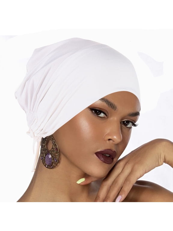Under $5 Head Scarf for Women 2026 Summer Sales Cancer Head Hat Cap Ethnic Bohemian Floral Hair Cover Wrap Turban Headwear Turban Cap