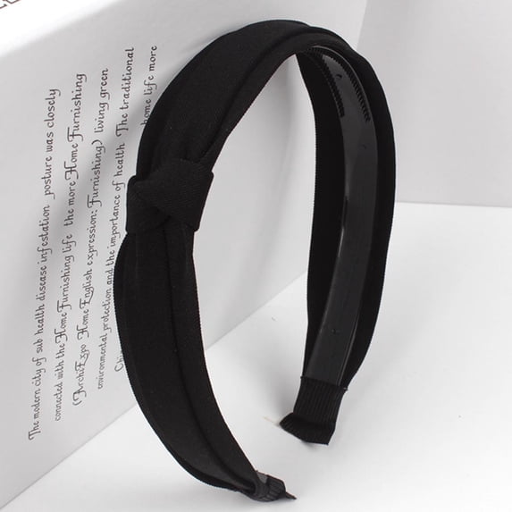 GIJNRIUIUA Under $5 Headbands for Women Sales 2026 Womens Headband Point Hairband Bow Tie Velvet Wide-Brimm Headwrap Hair Band