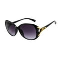thumbnail image 1 of GIJNRIUIUA Under $5 Retro Oval Sunglasses Protection Trendy Sun Glasses Black Frame, 1 of 3