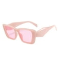 thumbnail image 1 of GIJNRIUIUA Under $5 Retro Rectangle Shades Sun Glasses Fashion 90s Shades Vintage Y2K Sun Glasses Pink Frame, 1 of 1