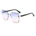 thumbnail image 1 of GIJNRIUIUA Under $5 Retro Rectangle Sunglasses for Women Protection Vintage Trendy Sunnies Blue Frame, 1 of 5