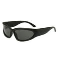 thumbnail image 1 of GIJNRIUIUA Under $5 Wrap Around Sunglasses Polarized Sports Glasses for Cycling Fishing Sunglasses UV400 Protection Black Frame, 1 of 2