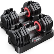 GIKPAL 160LB80lbs*2 Adjustable Dumbbells Set,16 in 1 Quick-Select 5-80lbs Weight Adjustable Dumbbells for Full Body Home Workout
