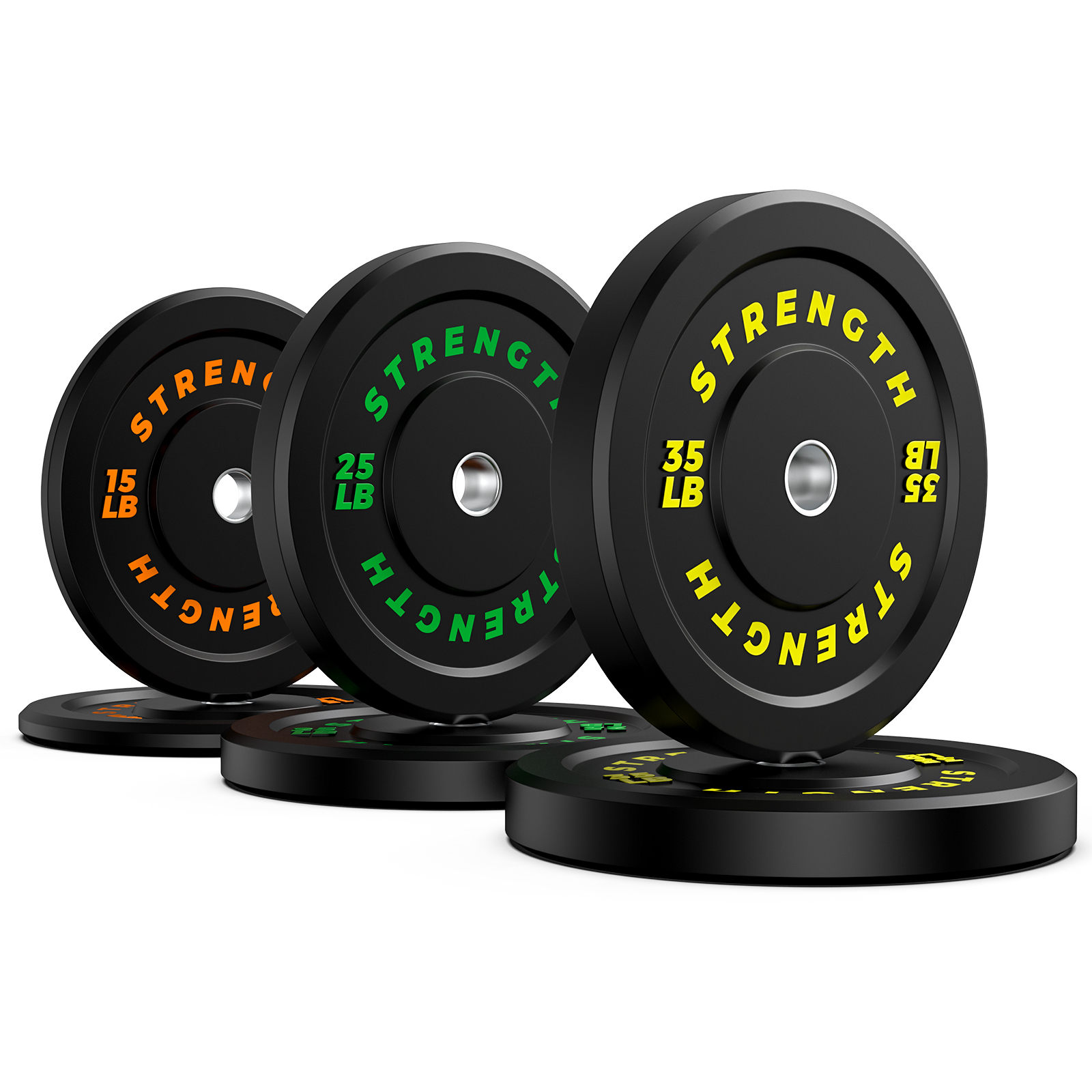 BalanceFrom Classic Cast Iron Weight Plates for Strength Training, 2