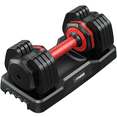 GIKPAL 25lb 5 in 1 Adjustable Dumbbell Free Weights Plates and Rack Hand Weights for Women and