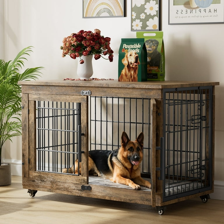 Police Dog Best Dog House For German Shepherd 4' X 12' Run With