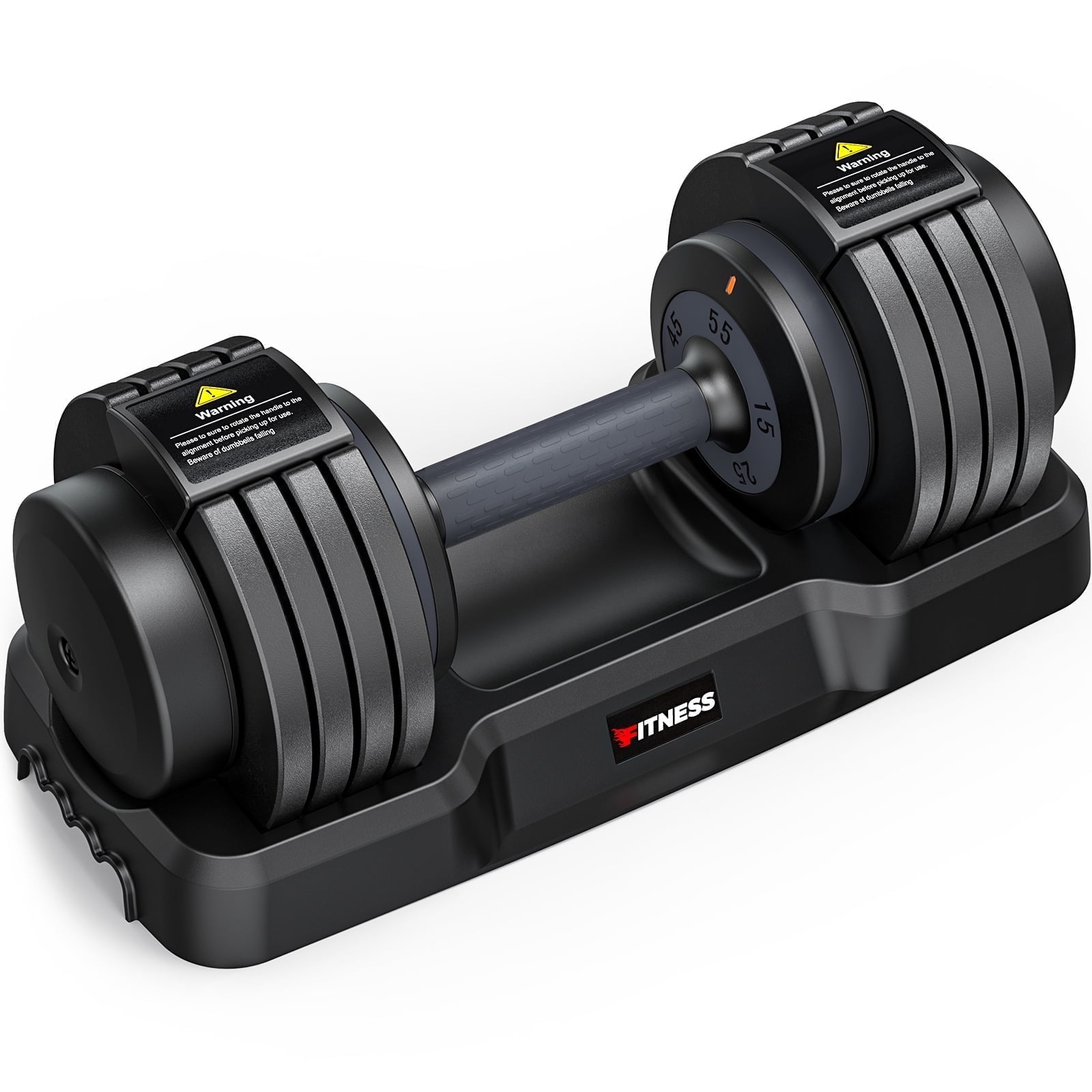 GIKPAL 55lb Adjustable Dumbbell Set 5 in 1 Weight Options for Home Gym Full Body Workout Walmart