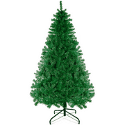 GIKPAL 6FT Artificial Christmas Tree W/ 800 Tips, Holiday Xmas Tree for Indoor Outdoor Decor, Fir Christmas Tree with Metal Base - Green