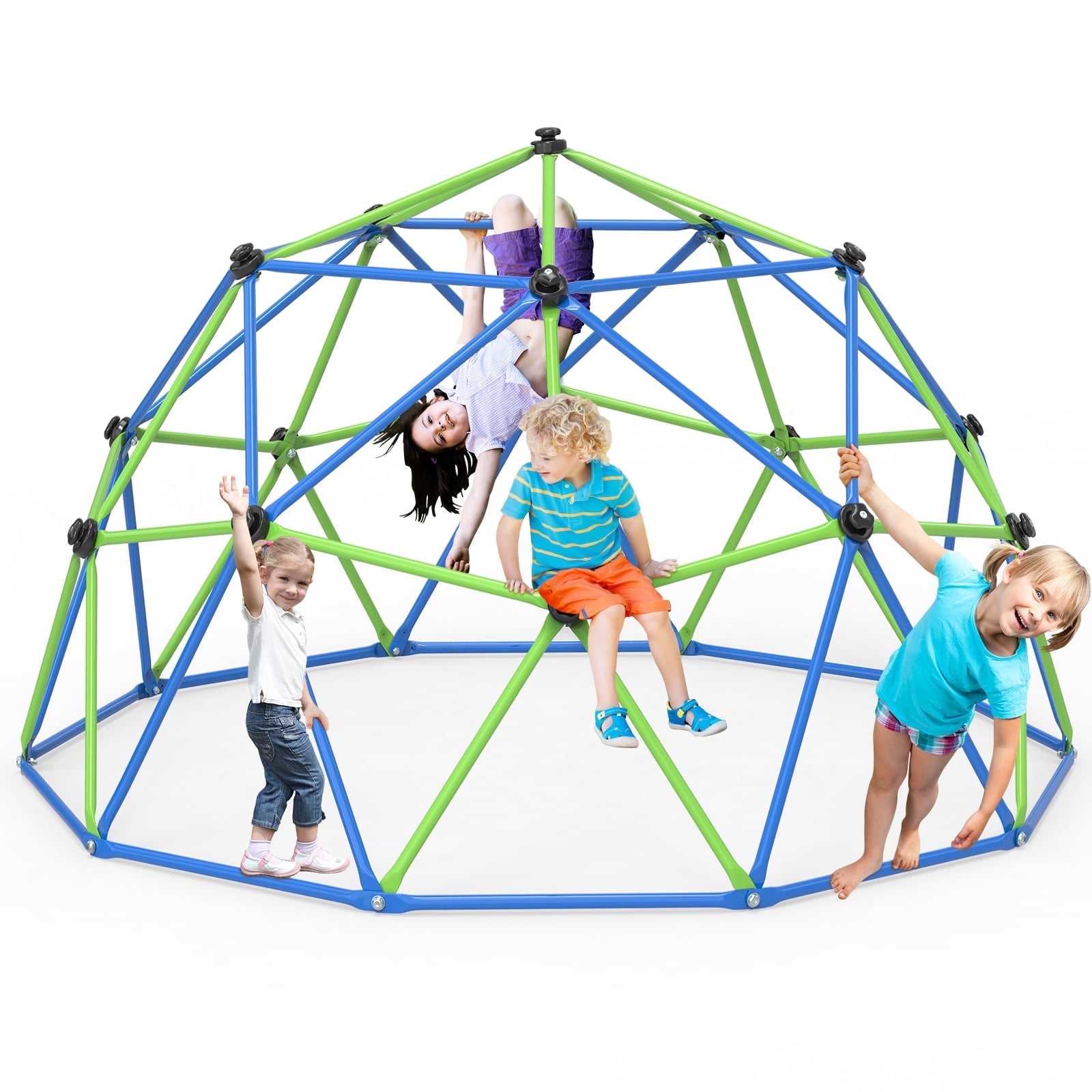 10FT Climbing Dome,Kids Dome Climber Jungle Gym Ou